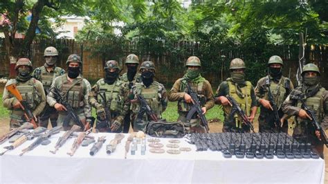 Assam Rifles seize huge cache of weapons in Arunachal's Changlang district