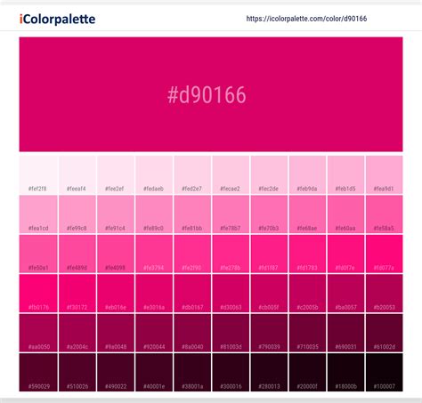 Hex Color Code #d90166 | Dark hot pink color information | Hsl | Rgb ...