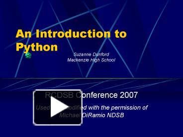 Image result for Introduction of Python PPT