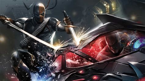 Batman vs Deathstroke DC 4K #2130g Wallpaper 4K PC
