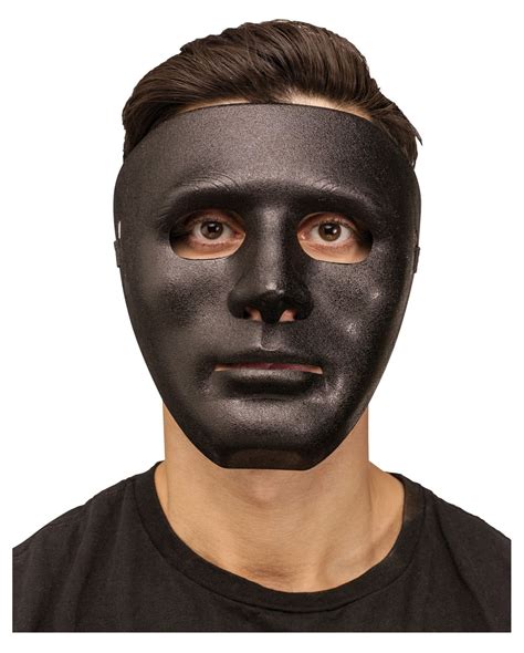 Black Face Mask | Halloween mask | Horror-Shop.com