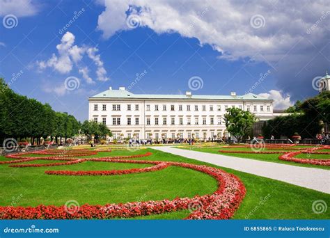 Mirabell garden, Salzburg stock image. Image of fortress - 6855865