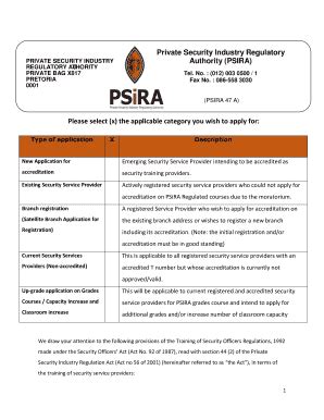 Psira 47 A Form 2020-2025 - Fill and Sign Printable Template Online