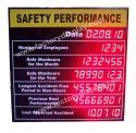 LED Safety Performance Display Boards - Accident Free Days LED Display ...