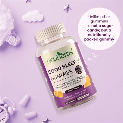 30 Melatonin Sleep Gummies (Mango Flavor) For Blissful Sleep