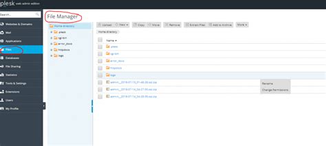 Image result for How to Design Website Using File Manager in Plesk