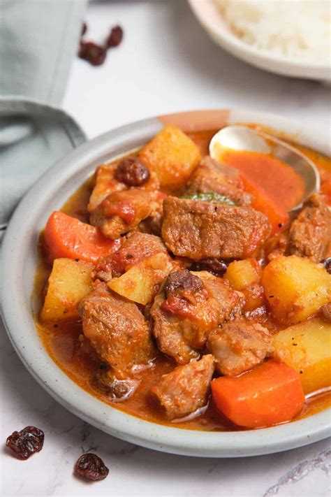 Filipino Menudo Recipe - Food Faith Fitness