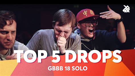 TOP 5 DROPS 😱 Grand Beatbox Battle Solo 2018