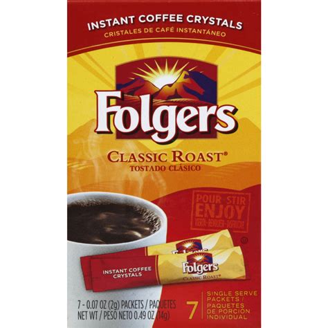 Folgers Instant Coffee Packets Nutrition Facts | Besto Blog