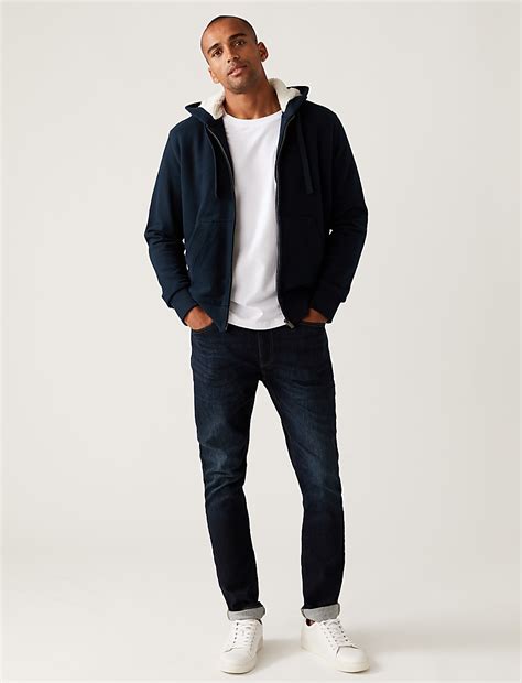 Buy Pure Cotton Hoodie at Marks & Spencer