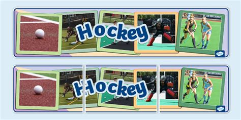 Hockey Photo Display Banner (teacher made) - Twinkl