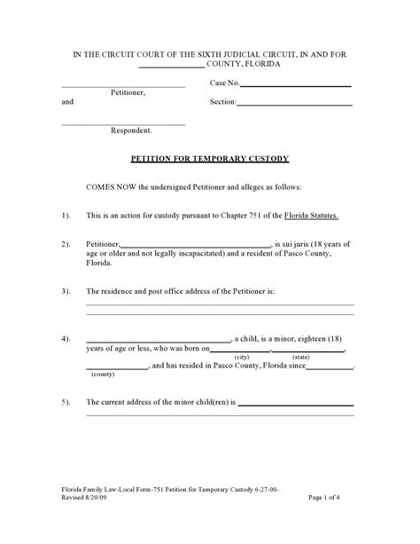 Free Printable Child Guardianship Forms In Case Of Death | FREE ...