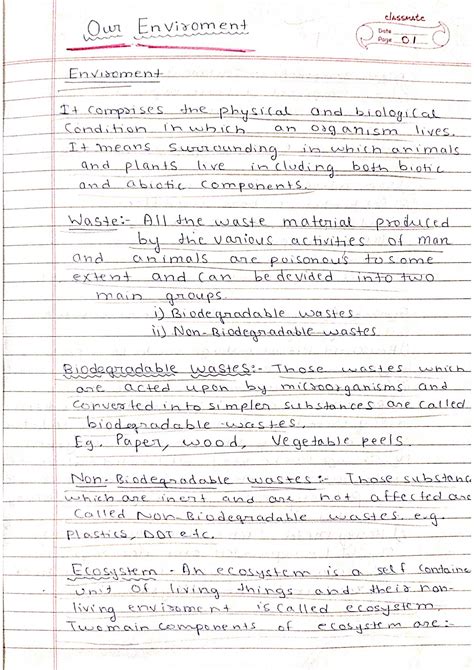 Class 10 Environment Notes 的图像结果