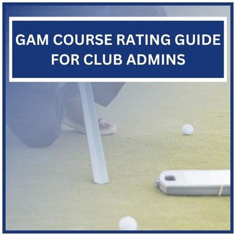 Image result for USGA Course Rating Guide