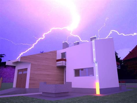 Image result for Lightning Rod Installation