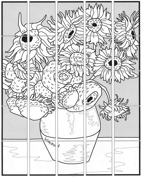 Van Gogh - Free Coloring Pages