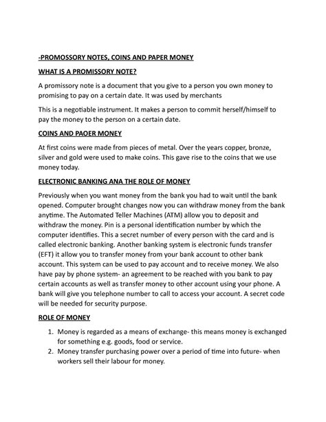 Image result for Promisary Notes Explained