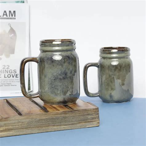 Navhara Ceramic Beer Mugs Amalfiee Ceramics