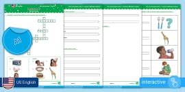 ESL Curriculum (US-English) Level 2 Lesson 5 Interactive PDF