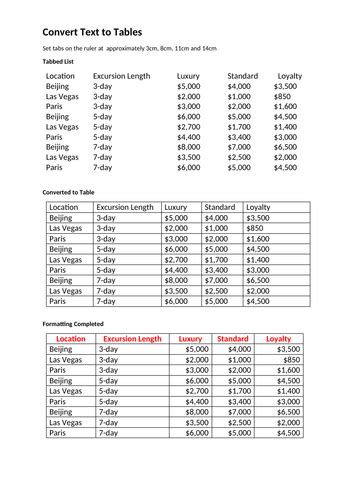 Image result for Word Tables Basic