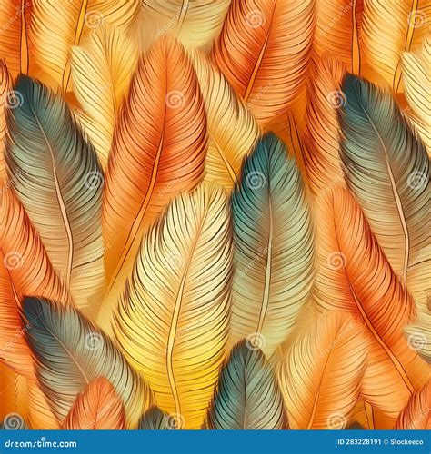 Turkey Feather Template Color