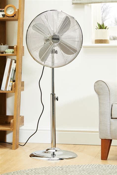 Next Pedestal Fan - Chrome | Pedestal fan, Fan, Antique fans