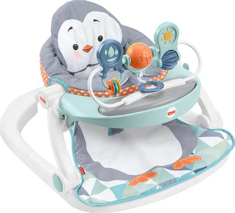 Fisher-Price Portable Baby Chair Sit-Me-Up Floor Seat With Snack Tray ...
