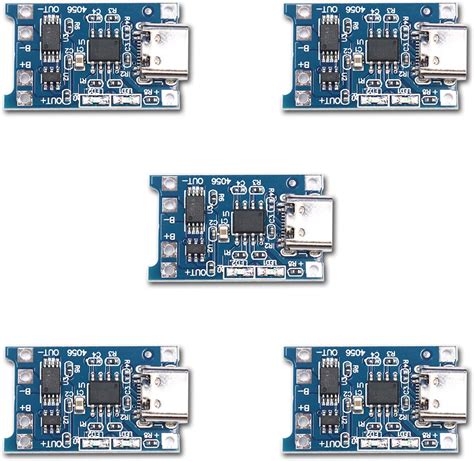 Electronic spices TP4056 Micro USB Type C Mini Plug 5V 1A 18650 Lithium ...