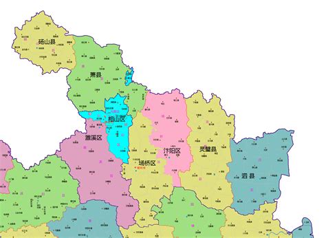 宿州地理位置地图展示_地图分享