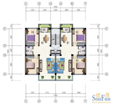 120平米房屋设计图展示-吉屋网