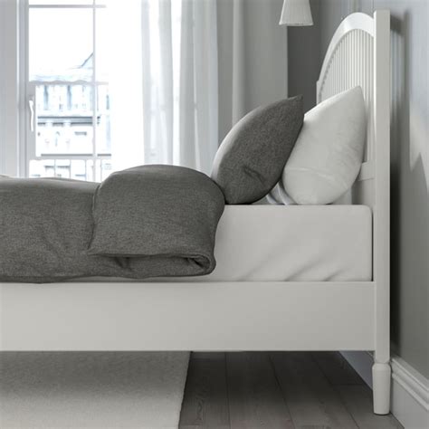 TYSSEDAL bed frame, white/Lönset, 180x200 cm (707/8x783/4") - IKEA
