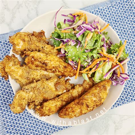 Buttermilk Chicken Tenders (Crispy and Flavorful) | With A Blast
