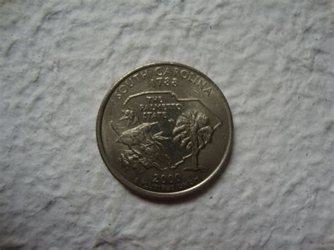 Dinheiro de Metal: Quarter Dollar (2000) - Estados Unidos (Carolina do Sul)