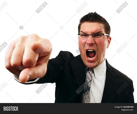 Man Yelling At Someone