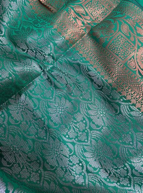Stunning Green Banarasi Silk Saree