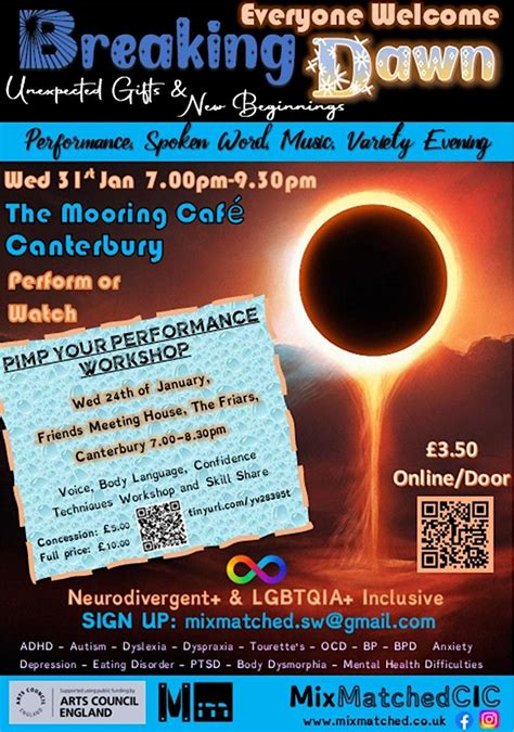 Performance/Spoken Word/Comedy/Variety Night! MIXMATCHED, The Mooring ...