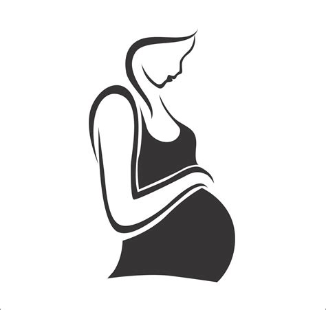 Top 94+ Pictures Pregnancy Silhouette Clip Art Free Latest