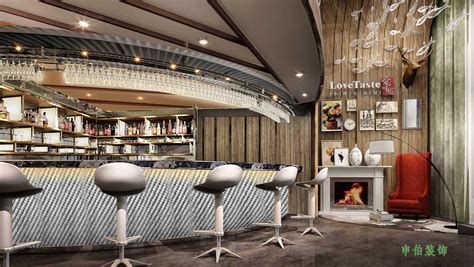 酒吧吧台3d模型下载-设计本3D模型下载