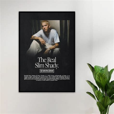 Eminem 'Real Slim Shady' Poster - Postertok