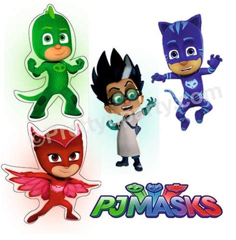 PJ Masks Theme Cutouts – Perfect decor for Kids’ Parties – PRETTY UR PARTY