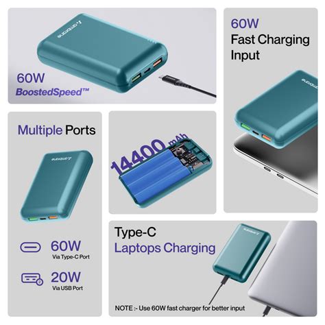 Buy Powerlit Boost Mini Power Bank Online - Ambrane India