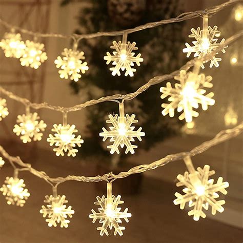Image result for Outside Snowflake String Lights
