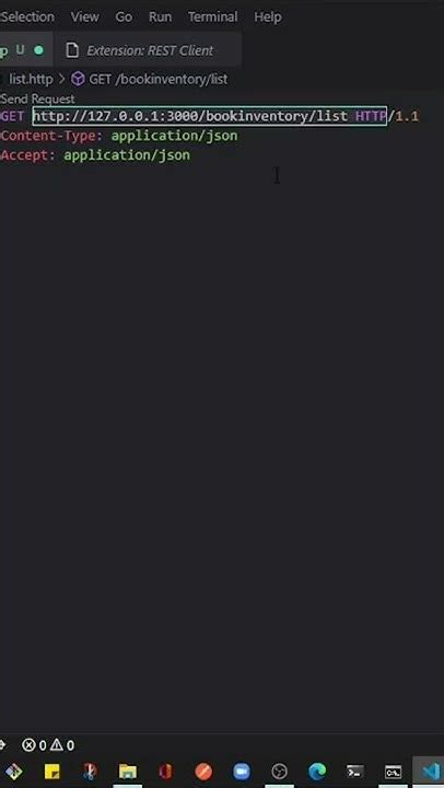 Image result for Visual Studio Code Send HTTP Request