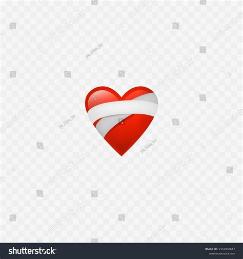 Adhesive Tape Red Heart Emoji Healing Stock Vector (Royalty Free ...
