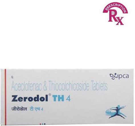 Zerodol Th 4 mg Tablet (10 Tab) Price in India - Buy Zerodol Th 4 mg ...