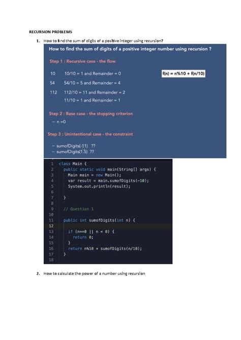 Recursion Problems 的图像结果