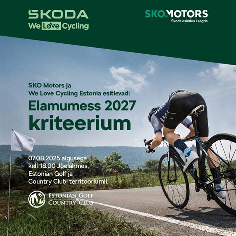 SKO Motors ja We Love Cycling Estonia esitlevad: Elamumess 2027 ...