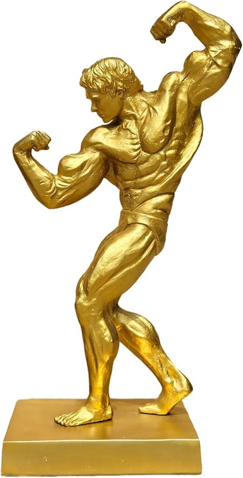 Buy Rare Finds Large Muscular Man Bronze Statue, Pure Bronze ...