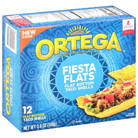 Square Bottom Taco Shells Ortega