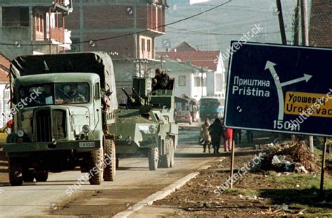 Stimlje Kosovo Yugoslavia Serb Military Forces Editorial Stock Photo ...